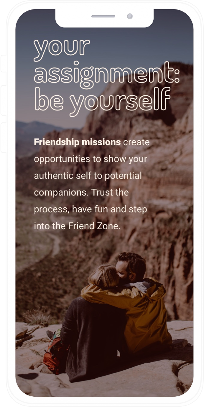 Your assignment: Be yourself