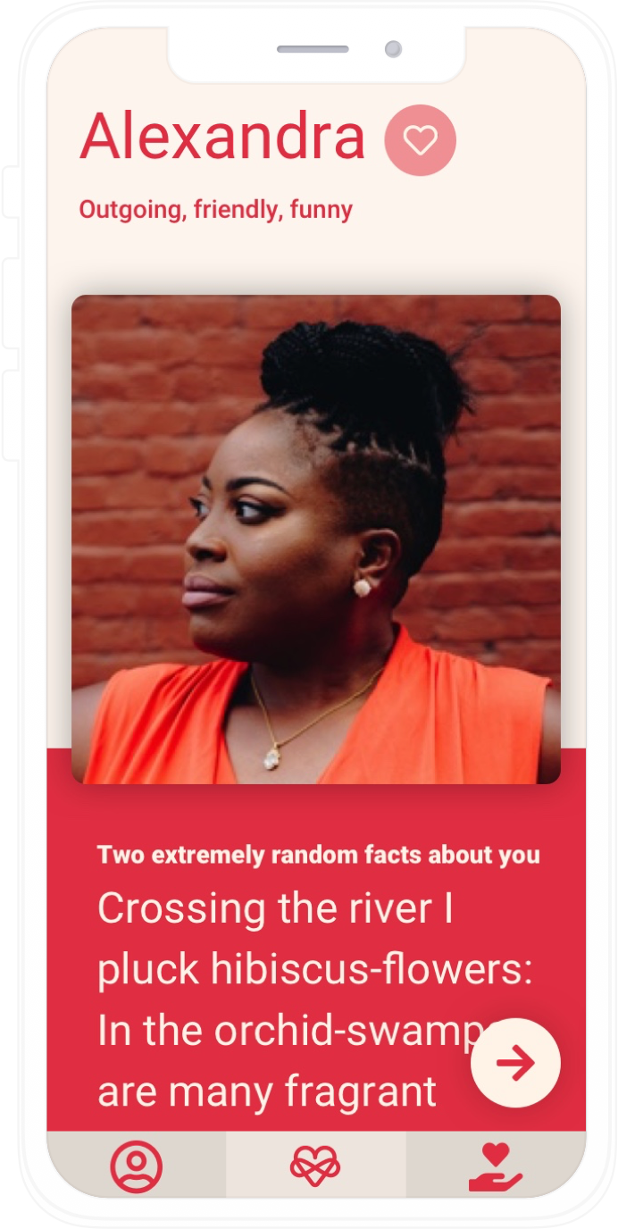 Screenshot of the app